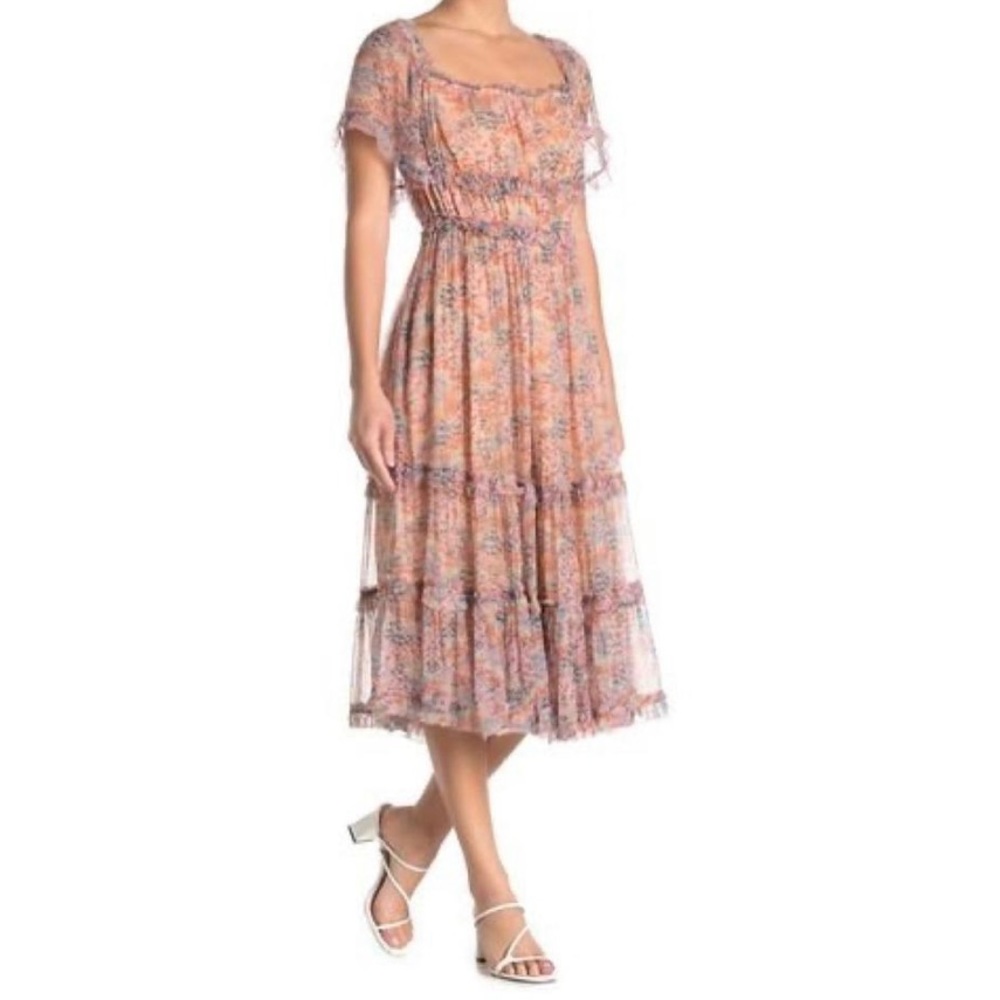 Love Sam water lily shoulder Dress